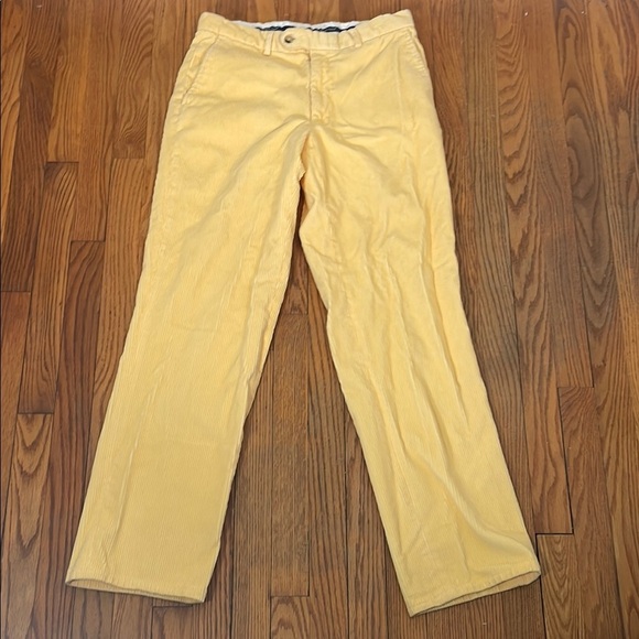 Vineyard Vines Yellow Corduroy Pants Men’s 32 - Picture 1 of 6